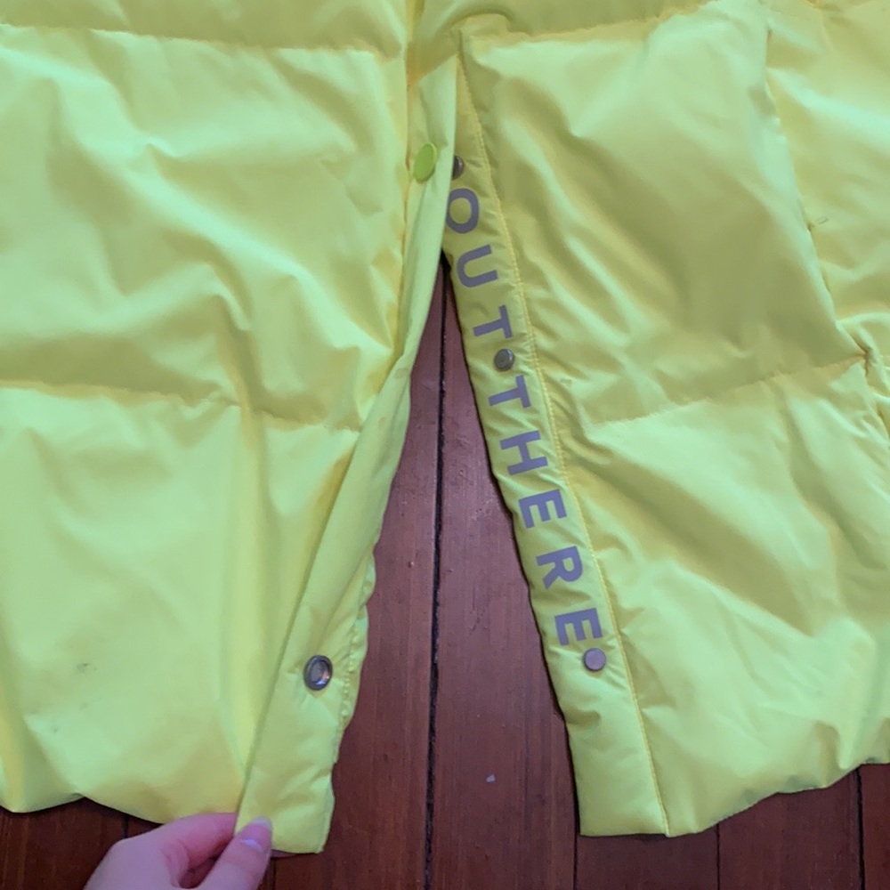 THE ARRIVALS NYC Unisex Neon Long Parka/Puffer Coat - Picture 4 of 6